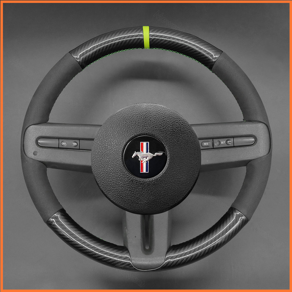 MEWANT Steering Wheel Cover for Ford Mustang 2005-2012