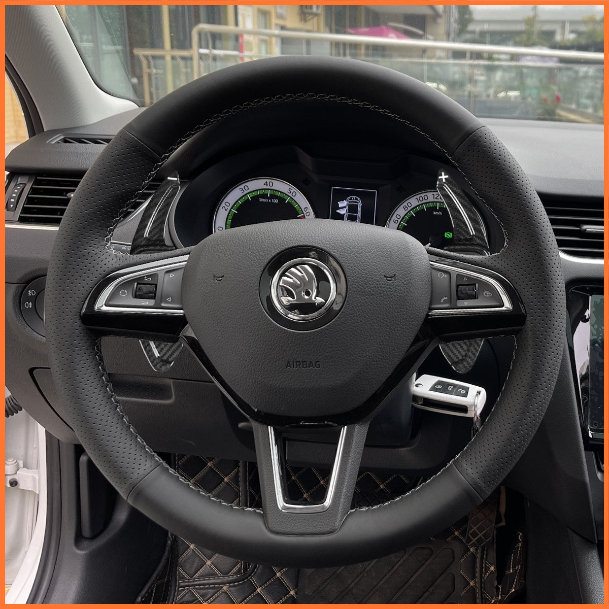 Paddle shifters for Skoda Citigo Fabia Karoq Rapid Roomster Octavia Superb Yeti Kodiaq Scala 2013-2019