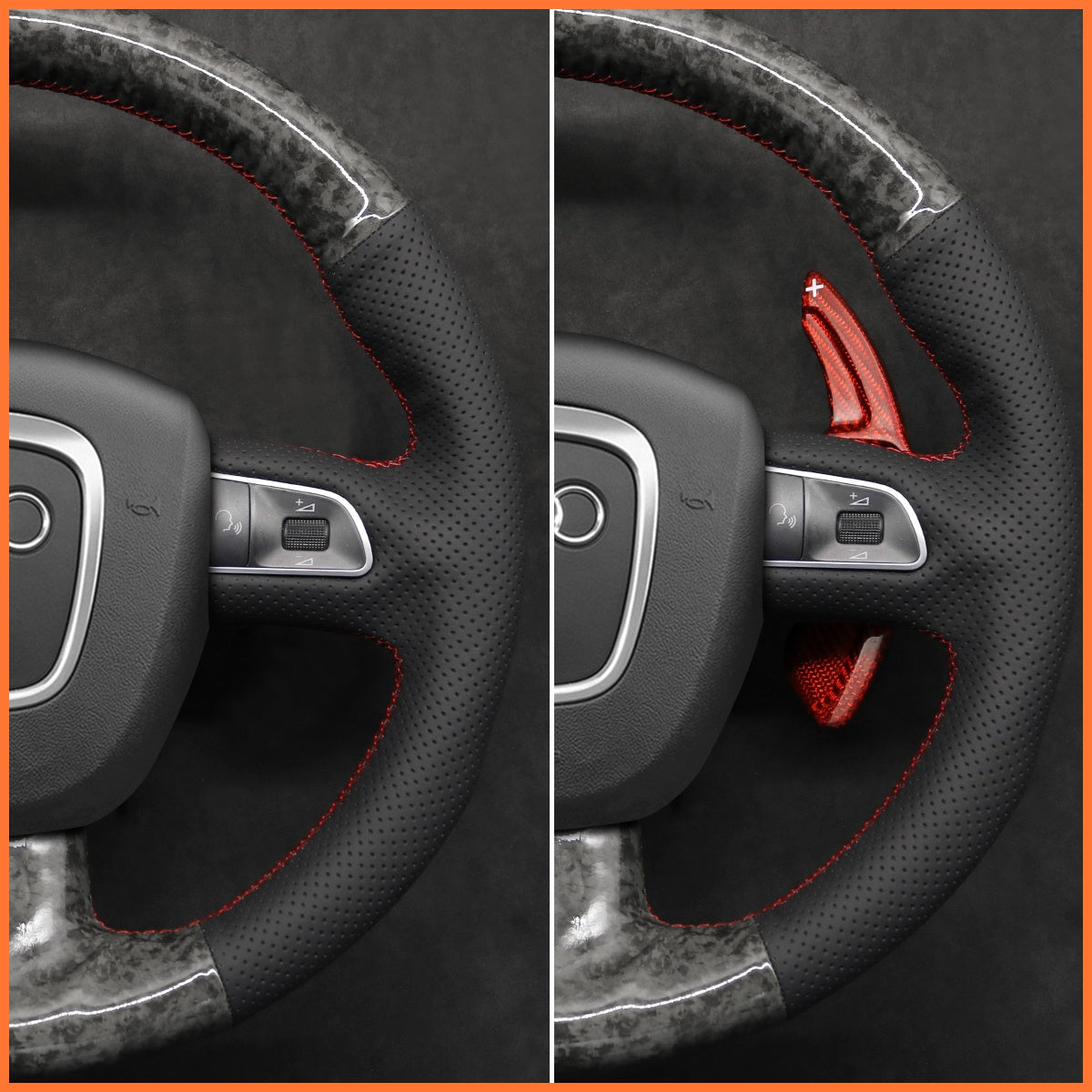 Paddle shifters for Audi A3 A4 A5 A8 S4 S5 S6 S8 2005-2013