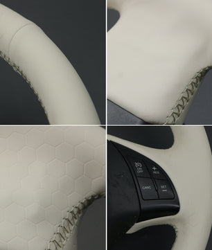 MEWANT Steering Wheel Cover for FIAT 500 2008-2015 500e 2014-2018 500C 2014-2017 DIY Hand Sewing