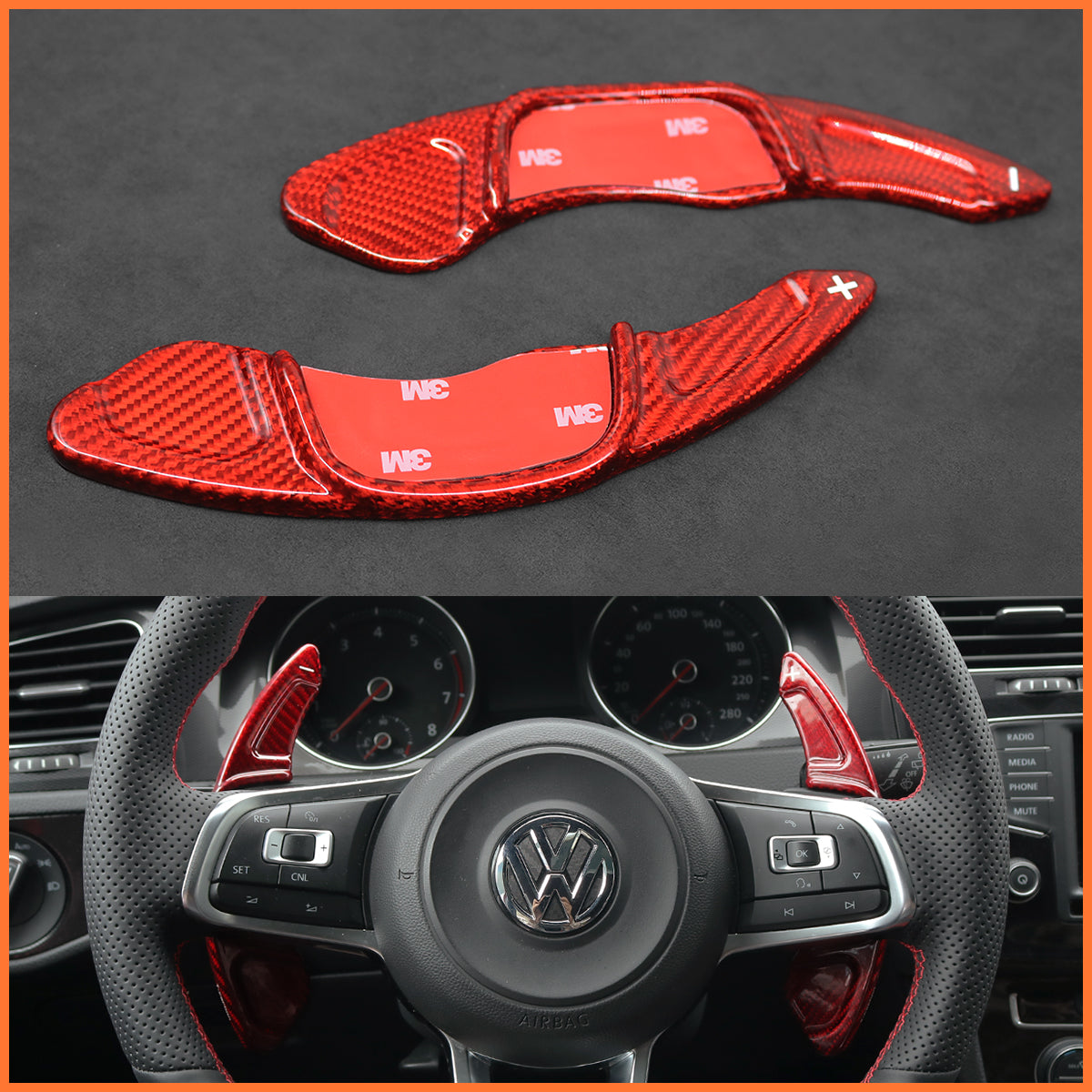 Schaltwippen für Volkswagen Golf 7 R MK7 GTI