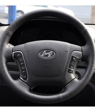MEWANT steering wheel cover for Hyundai Santa Fe 2006-2012 / H-1 (Starex) 2008-2020 / i800 2008-2019