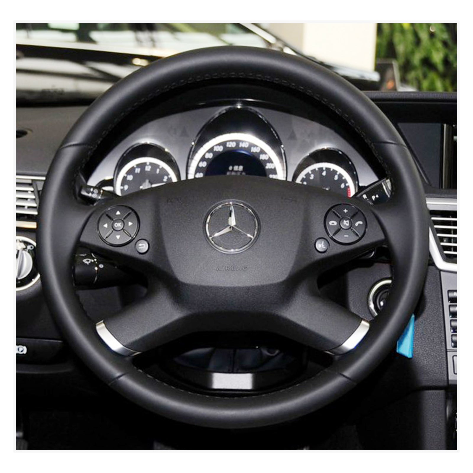 MEWANT Steering Wheel Cover for E-Class W212 2010-2011