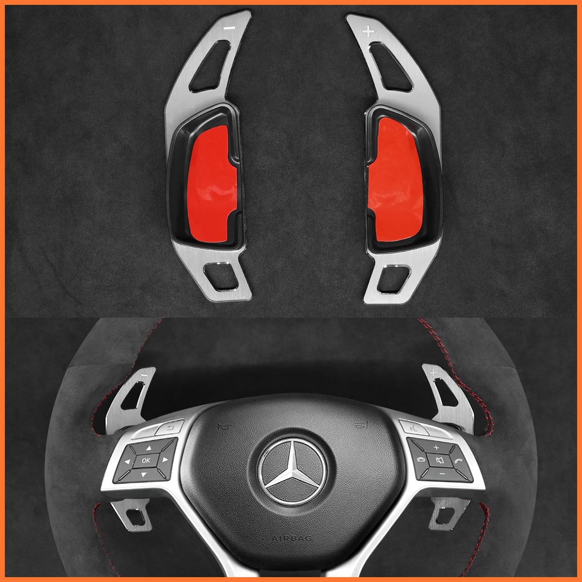 Schaltwippen für Mercedes Benz C218 W204 W212 AMG X156 R231 2012-2016
