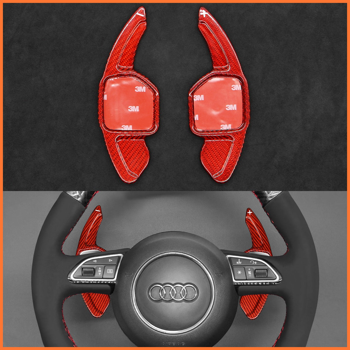 Schaltwippen für Audi A1 A3 A4 A5 S3 S4 S5 RS4 2015-2022