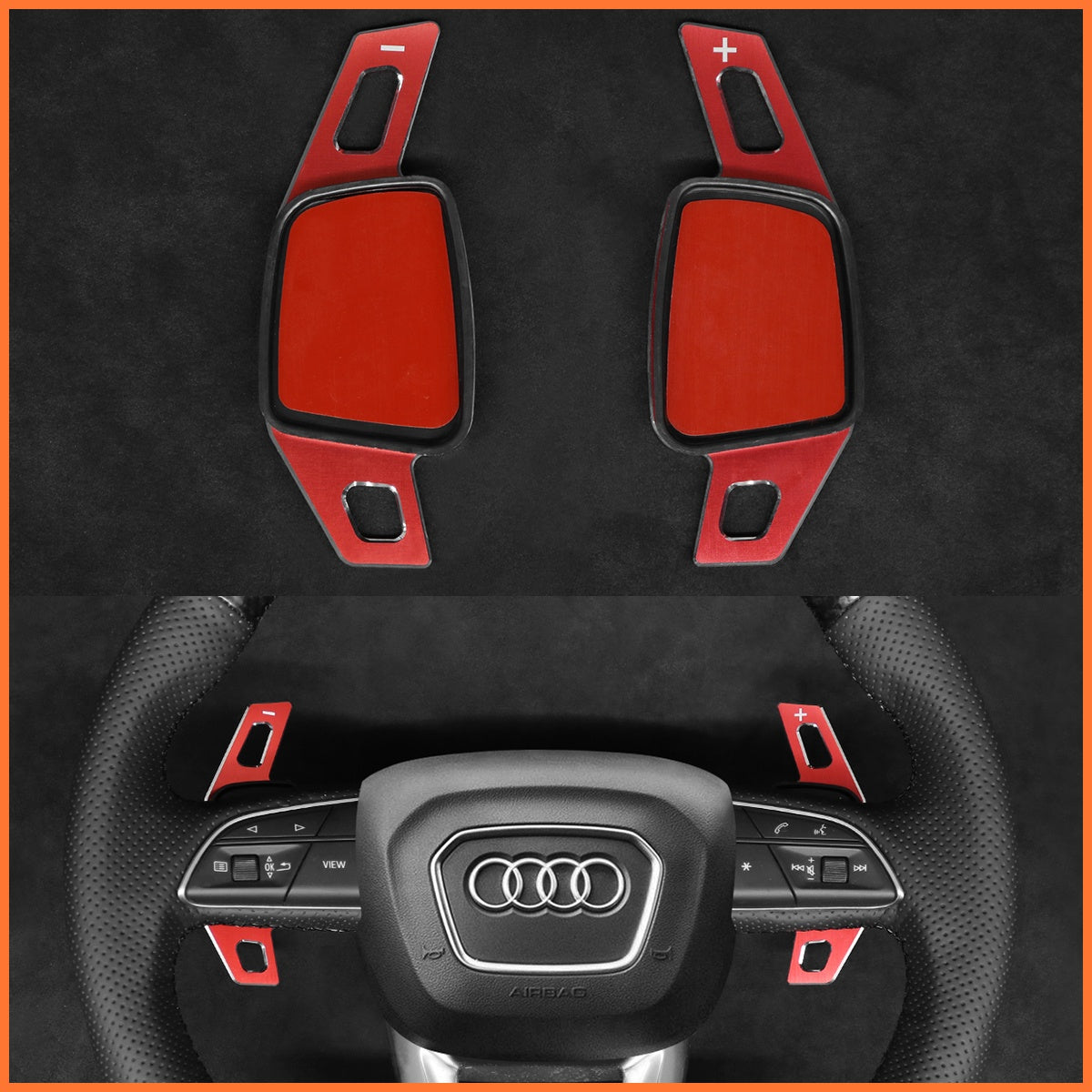Schaltwippen für Audi Q3 Q5 Q7 Q8 SQ5 SQ8 2015-2022