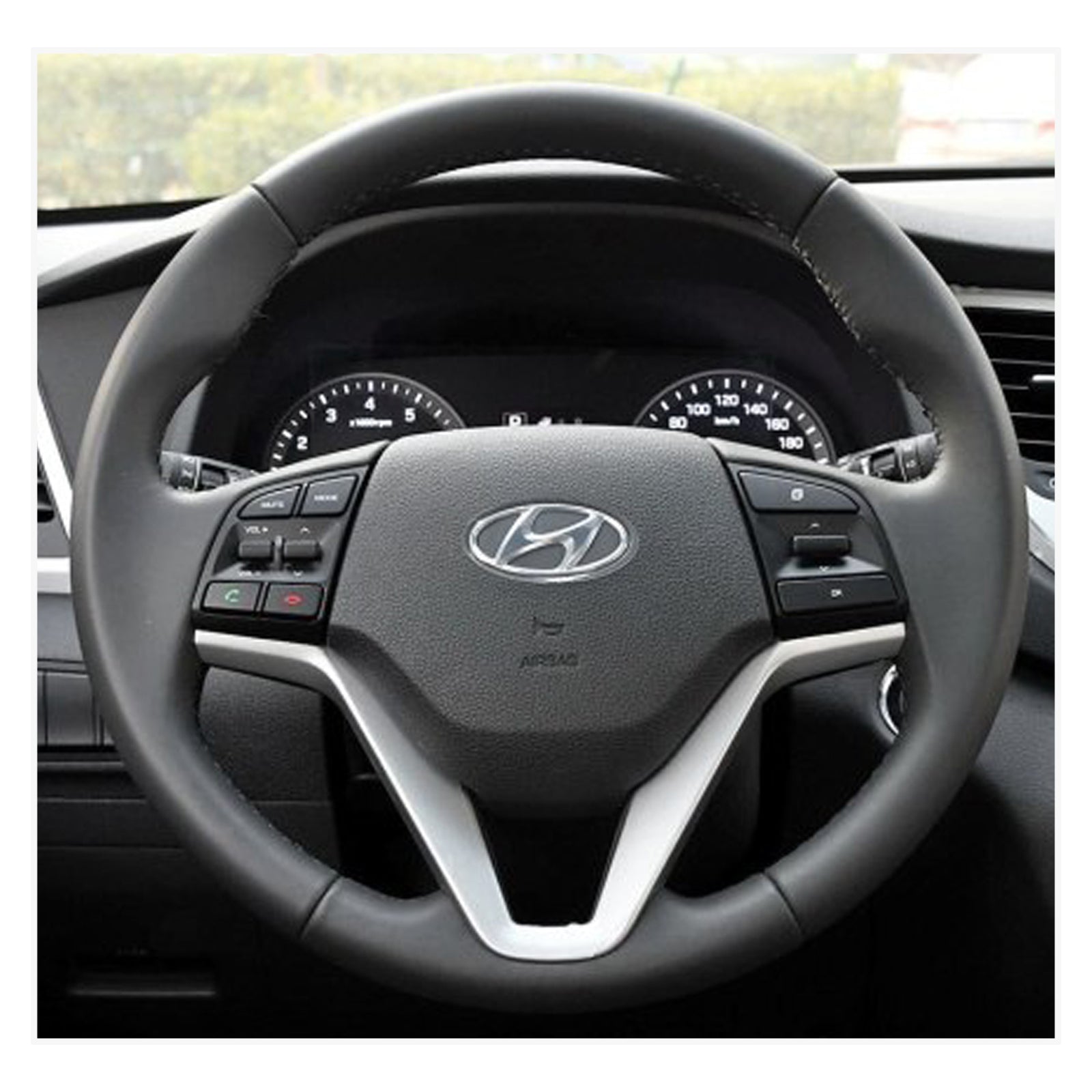 MEWANT steering wheel cover for Hyundai Tucson III 2015-2021