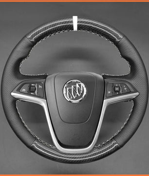 MEWANT Lenkradbezug für Opel Astra (J)  /  Mokka  /  Mokka X  /  Zafira (C)  /  Insignia (A)  / Insignia CT /  Ampera (I)  / Cascada  / Meriva (B) 2010-2017