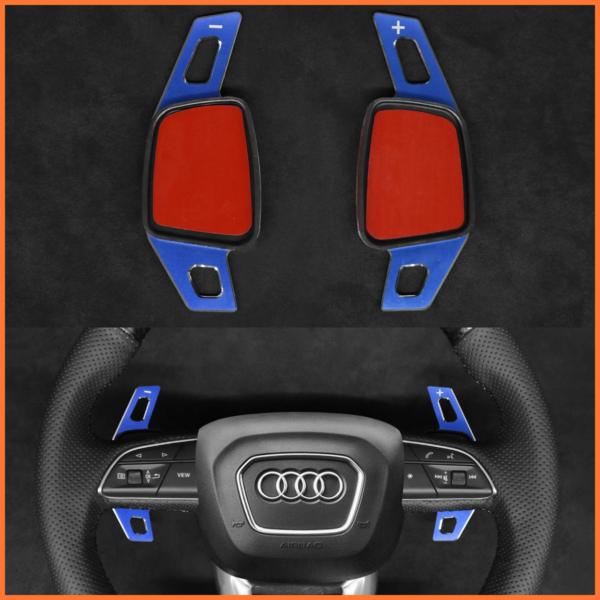 Schaltwippen für Audi A3 A4 A5 RS S3 S4 S5 Q2 Q3 Q5 Q7 Q8 SQ2 SQ5 SQ7 SQ8 2015-2022