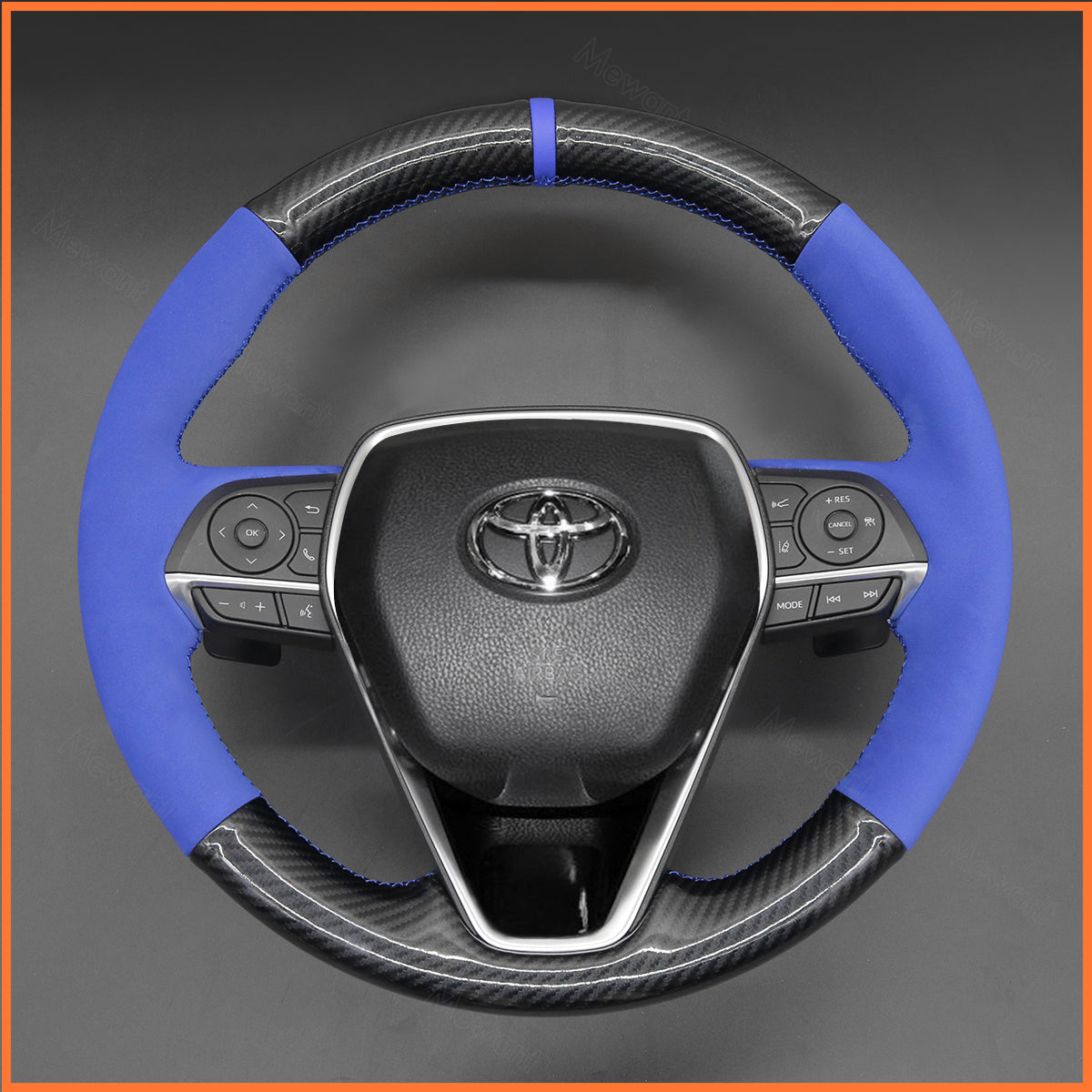 MEWANT Steering Wheel Cover for Toyota Corolla XII (E210) / Corolla Cross / Camry / RAV4