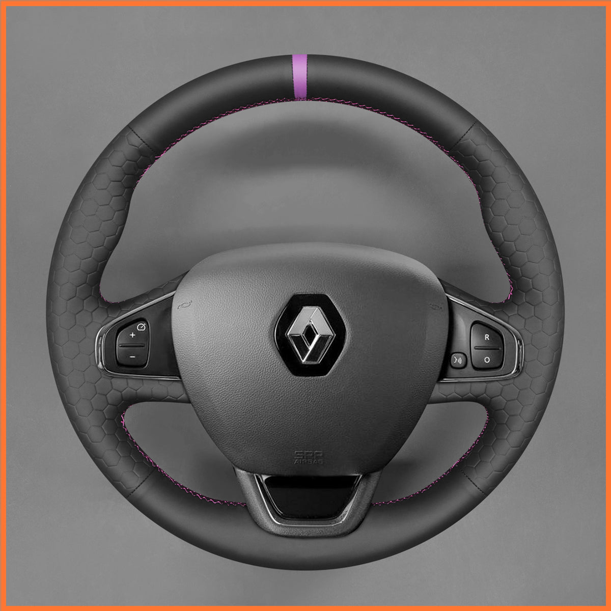 MEWANT Lenkradbezug für Renault Clio 4 (IV) 2016-2020 / Captur 2016-2020 / Kaptur 2016-2020