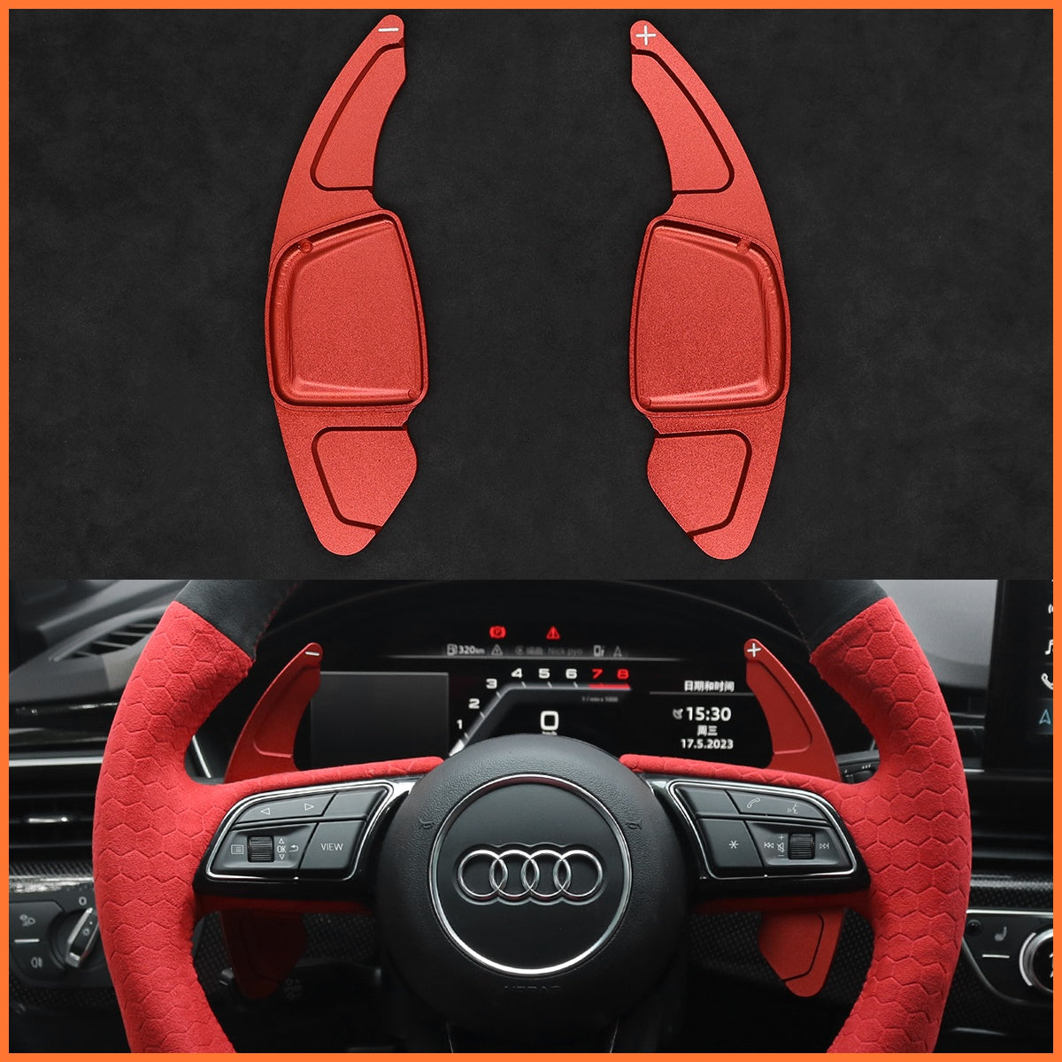 Paddle shifters for Audi A1 A3 A4 A5 S3 S4 S5 RS4 2015-2022