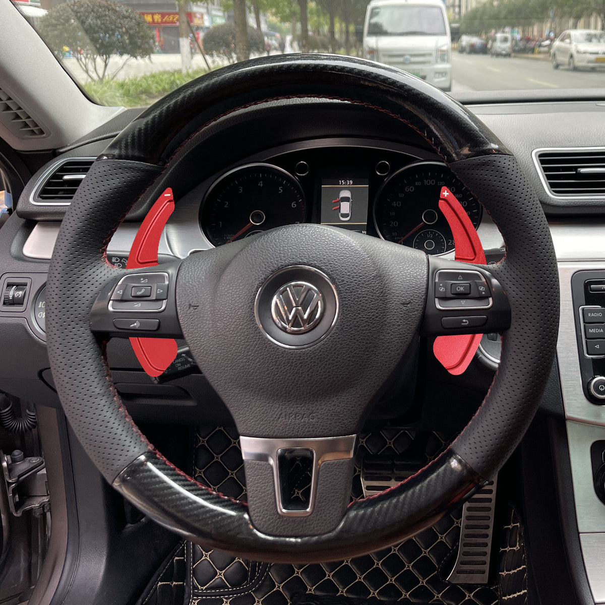 Paddle shifters for Skoda Citigo Fabia Karoq Rapid Roomster Octavia Superb Yeti Kodiaq Scala 2013-2019