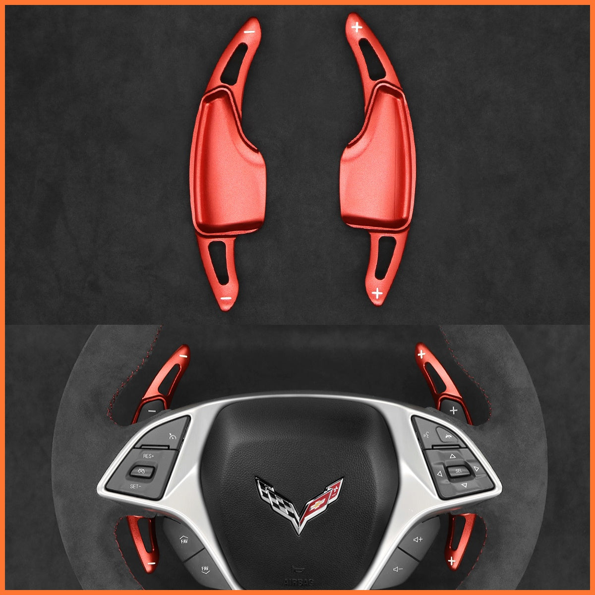 Schaltwippen für Chevrolet Corvette (C7) 2015-2020
