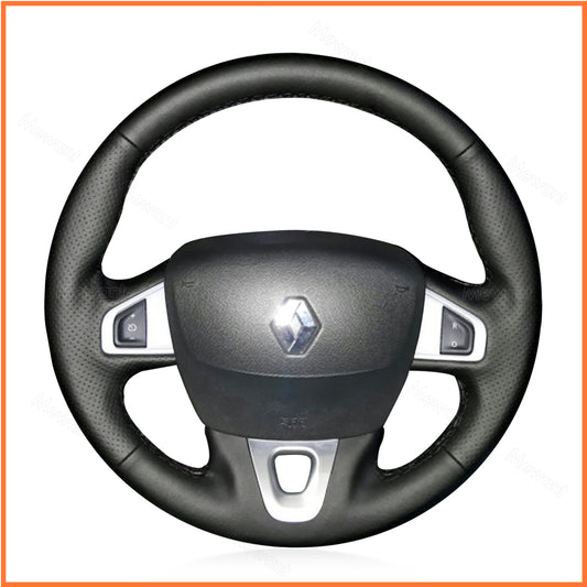 MEWANT Lenkradbezug Für Renault Megane 3 2008-2016 / Scenic 3 (Grand Scenic) 2009-2016 / Kangoo 2 2014-2020 / Fluence (ZE) 2009-2015