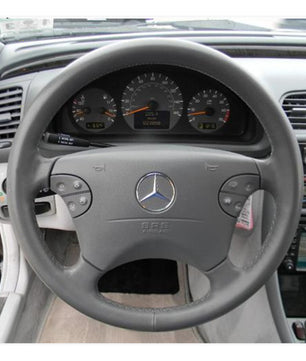 MEWANT Steering Wheel Cover for CLK-Class W208 C208 / E-Class W210 / G-Class W463 2001-2002