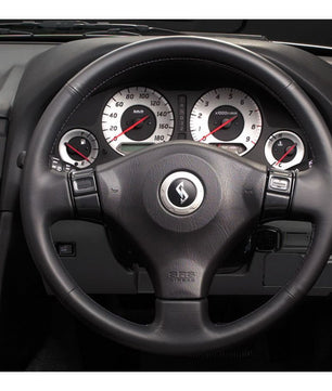 MEWANT Lenkradbezug für Nissan Skyline GT-R R34 1998-2002 / 200SX S15 2001-2002 / Silvia S15 1999-2000