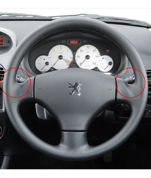 MEWANT Lenkradbezug für Peugeot 206 2001-2009 / 206 CC 2001-2007 / 206 SW 2002-2007