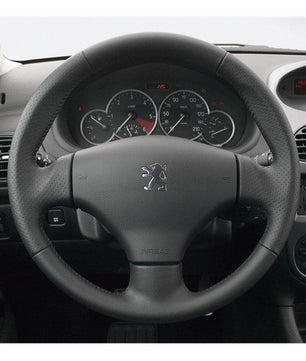 MEWANT Lenkradbezug für Peugeot 206 2001-2009 / 206 CC 2001-2007 / 206 SW 2002-2007