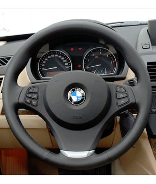 MEWANT steering wheel cover for BMW X3 E83 2007-2010 / X5 E53 2000-2006