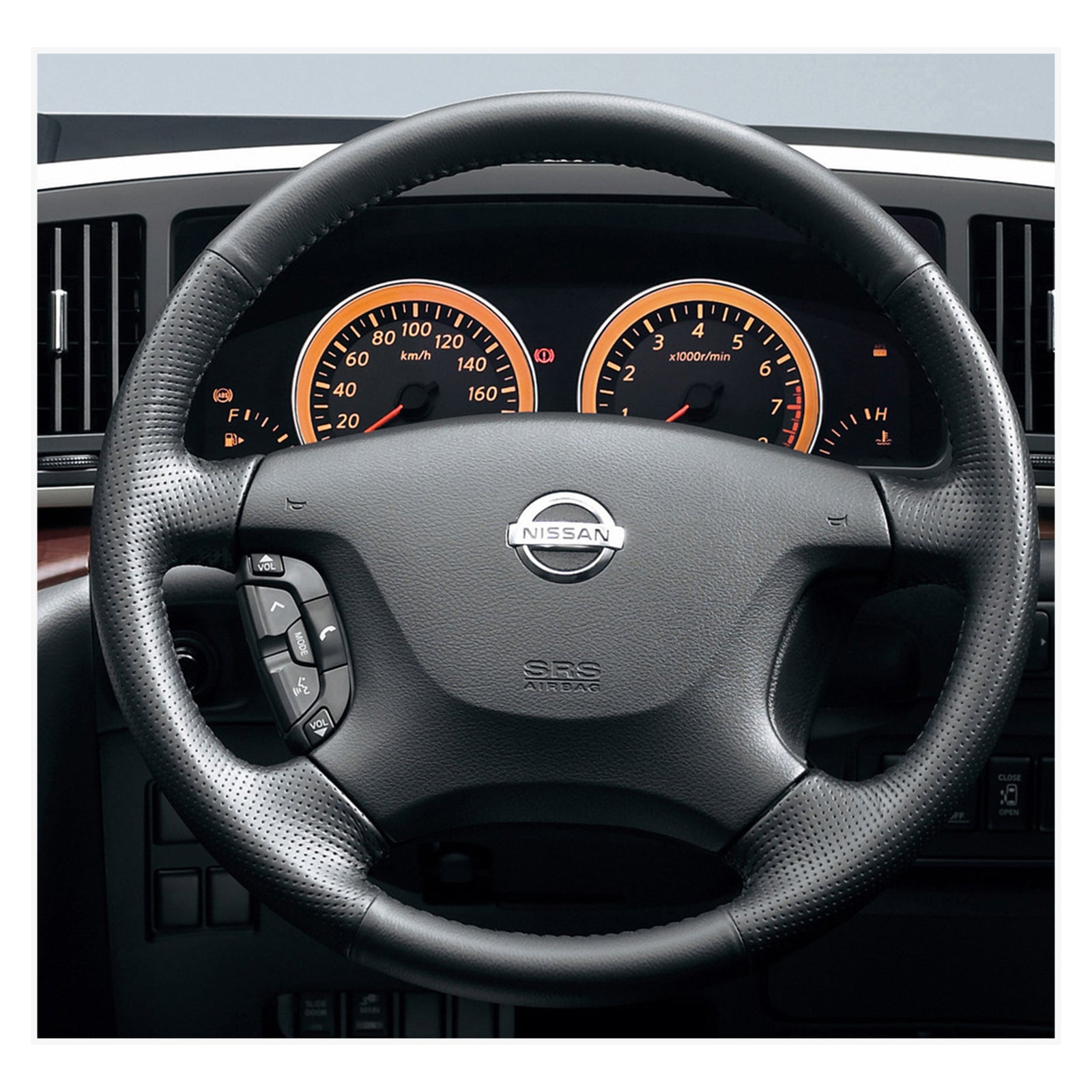 MEWANT Steering Wheel Cover for Nissan Patrol Y61 1997-2015 Nissan Maxima 2000-2003 / Nissan Pathfinder 1996-2004 / Nissan Elgrand E51 2002-2010