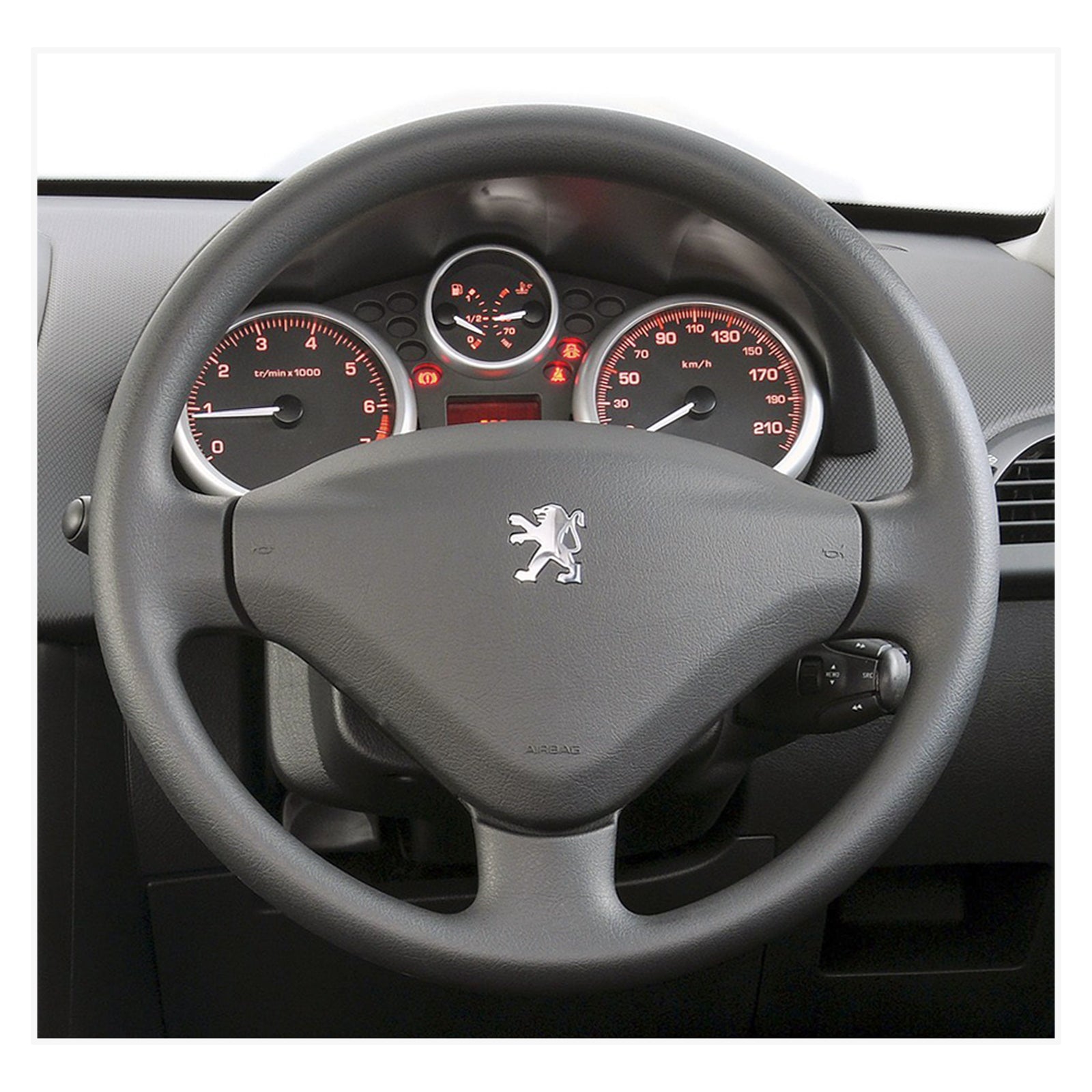MEWANT Lenkradbezug für Peugeot 206 207 207CC 2007-2012 / 207 SW /  Expert (Expert Tepee)  Partner / Partner Tepee 2008-2018