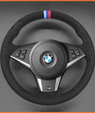 MEWANT steering wheel cover for BMW M5 E60 E61 E63 E64