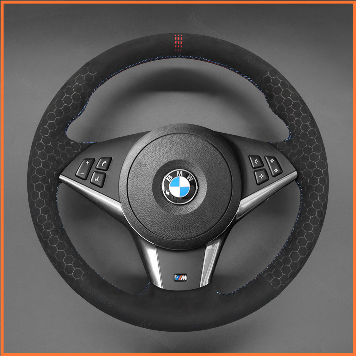 MEWANT Lenkradbezug für BMW E60 E61 E63 E64 2003-2009