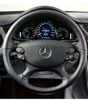 MEWANT Steering Wheel Cover for E-Class W211 / CLK-Class C209 / CLS-Class C219 / G-Class W463 / SL-Class R230 2003-2008