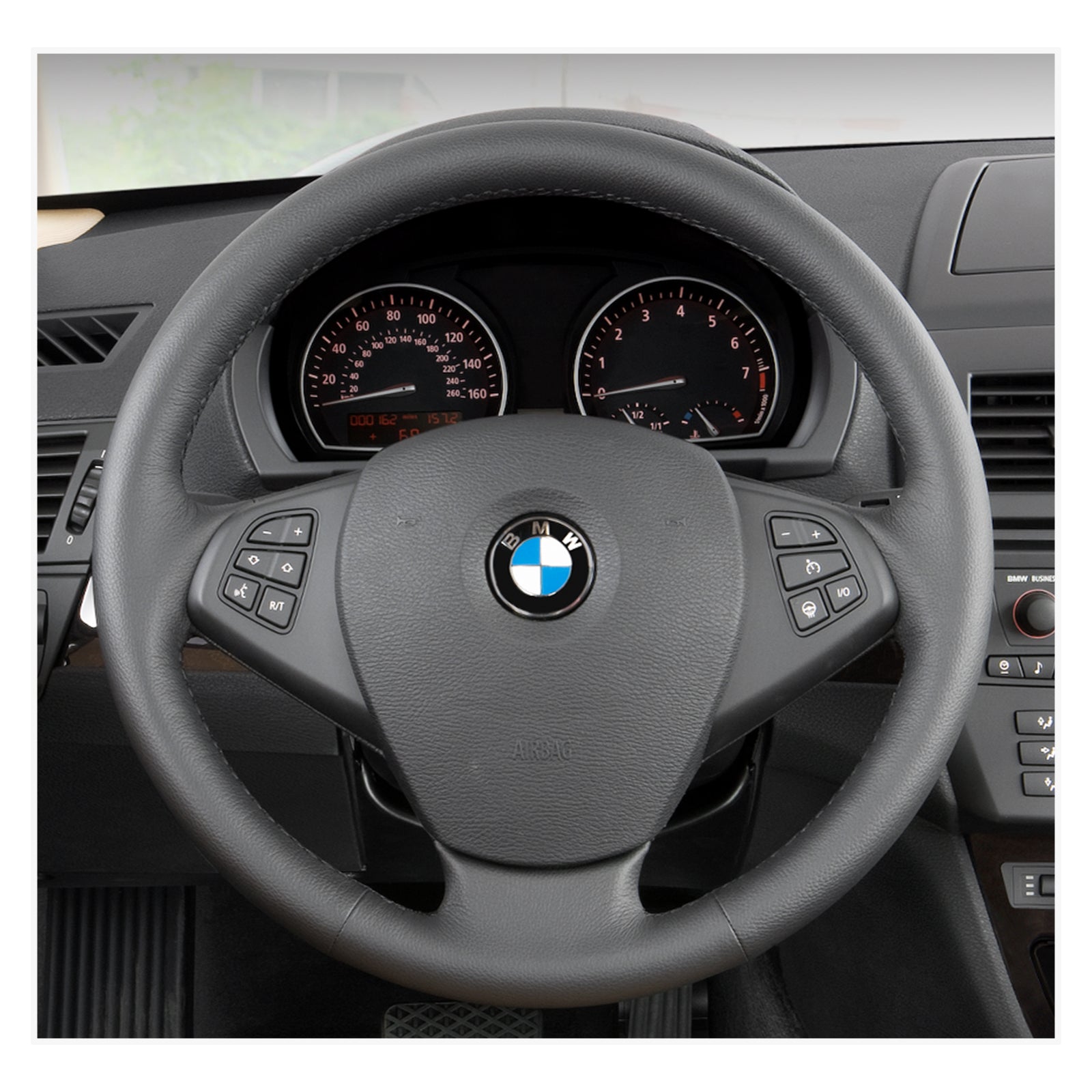 MEWANT steering wheel cover for BMW X3 E83 2005-2010