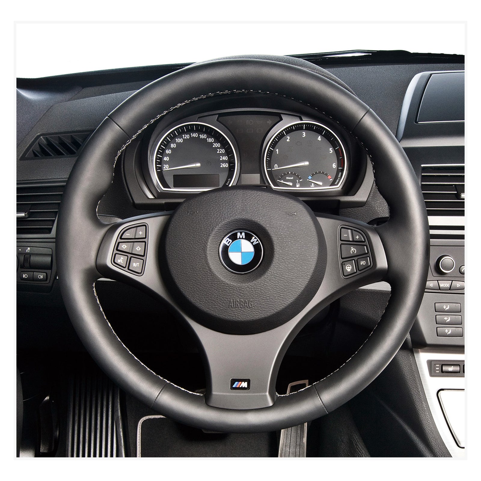 MEWANT steering wheel cover for BMW X3 (M Sport) E83 2005-2010