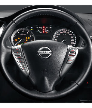 MEWANT Steering Wheel Cover for Nissan Note 2013-2017 / Serena 2012-2016 / Bluebird Sylphy (RU) 2012-2020