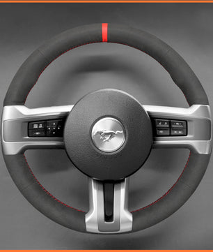 MEWANT Steering Wheel Cover for Ford Mustang 2009-2014