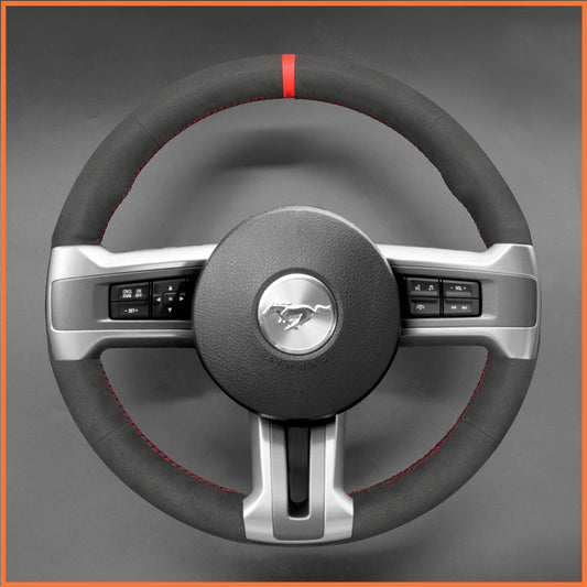 MEWANT Steering Wheel Cover for Ford Mustang 2009-2014