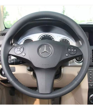 MEWANT Steering Wheel Cover for C-Class W204 2008-2011 / GLK X204 2010-2012