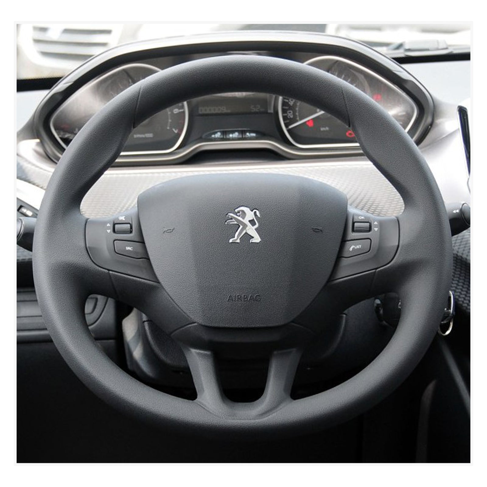 MEWANT Lenkradbezug für Peugeot 208 2012-2019