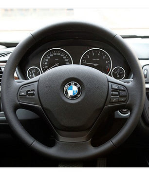 MEWANT steering wheel cover for BMW 1 Series F20 F21 2011-2019 / 2 Series F22 (Coupe) F23 2014-2020 / 3 Series F30 (Sedan) F31 2012-2019