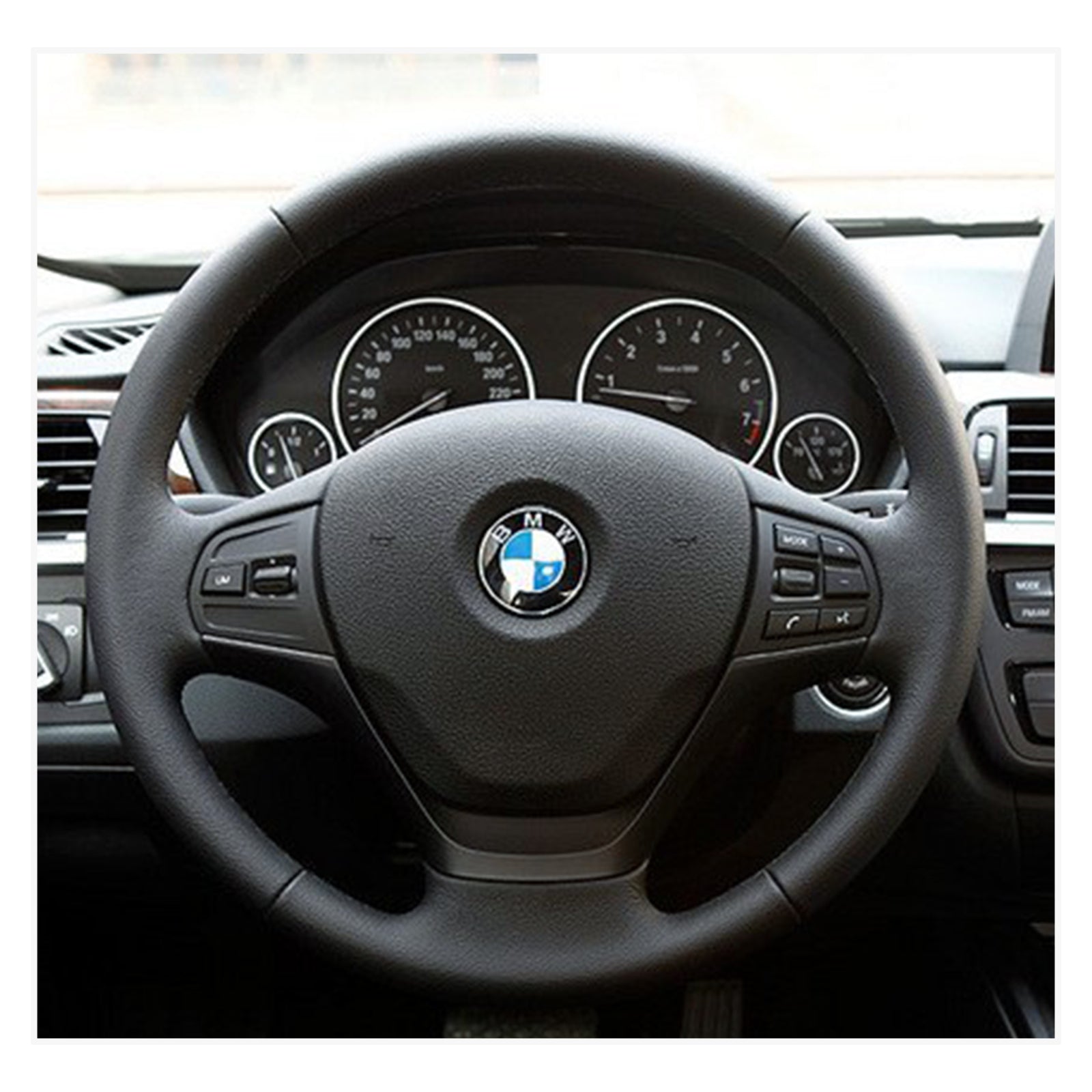 MEWANT steering wheel cover for BMW 1 Series F20 F21 2011-2019 / 2 Series F22 (Coupe) F23 2014-2020 / 3 Series F30 (Sedan) F31 2012-2019