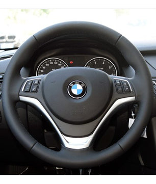 MEWANT steering wheel cover for BMW X1 E84 2012-2015 / 1 Series E81 E82 E87 E88 2013