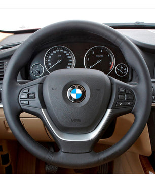 MEWANT steering wheel cover for BMW X3 F25 2010-2017 X4 F26 2014-2018