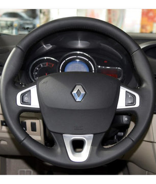 MEWANT Lenkradbezug für Renault Megane 3 2008-2016 / Scenic 3 (Grand Scenic) 2009-2016 / Kangoo 2 2014-2020 / Fluence (ZE) 2009-2015