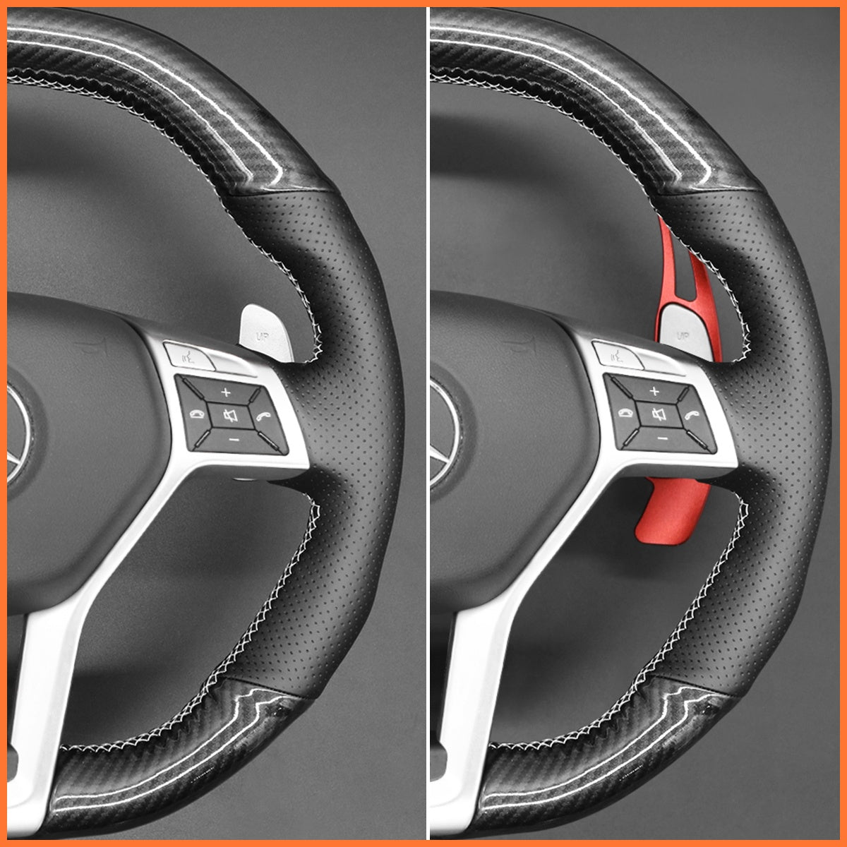 Paddle shifters for Mercedes Benz AMG C117 C218 W204 W212 R231 2012-2016