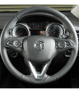 MEWANT Lenkradbezug für Opel Astra (K) 2015-2020 /  Corsa (E) /  Crossland X / Grandland X  / Insignia (CT) B 2017-2020 / Zafira (C) 2016-2019