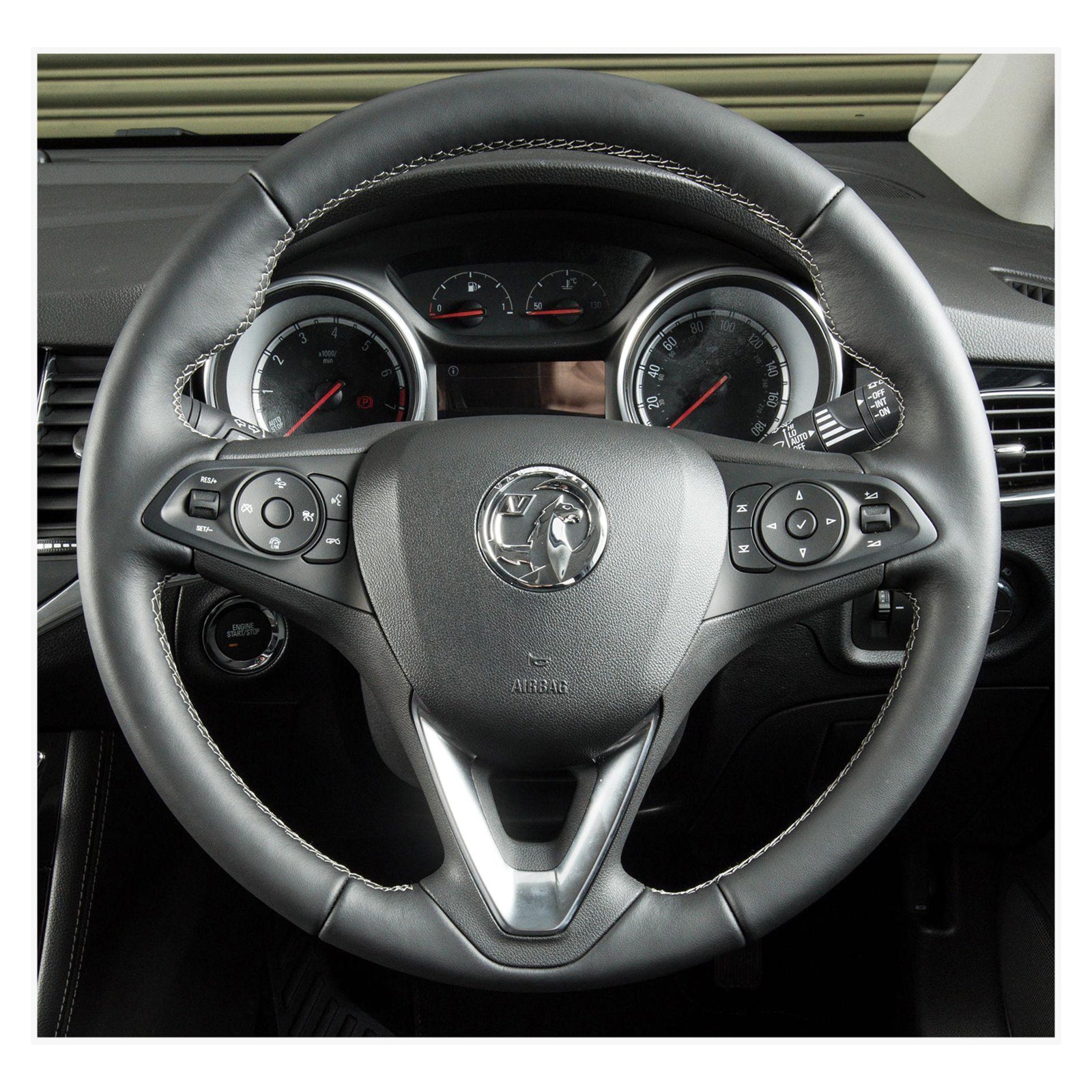 MEWANT Steering Wheel Cover for Opel Astra (K) 2015-2020 / Corsa (E) / Crossland X / Grandland X / Insignia (CT) B 2017-2020 / Zafira (C) 2016-2019