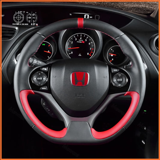MEWANT Steering Wheel Cover for Honda Civic 9 (Type R) 2012-2017
