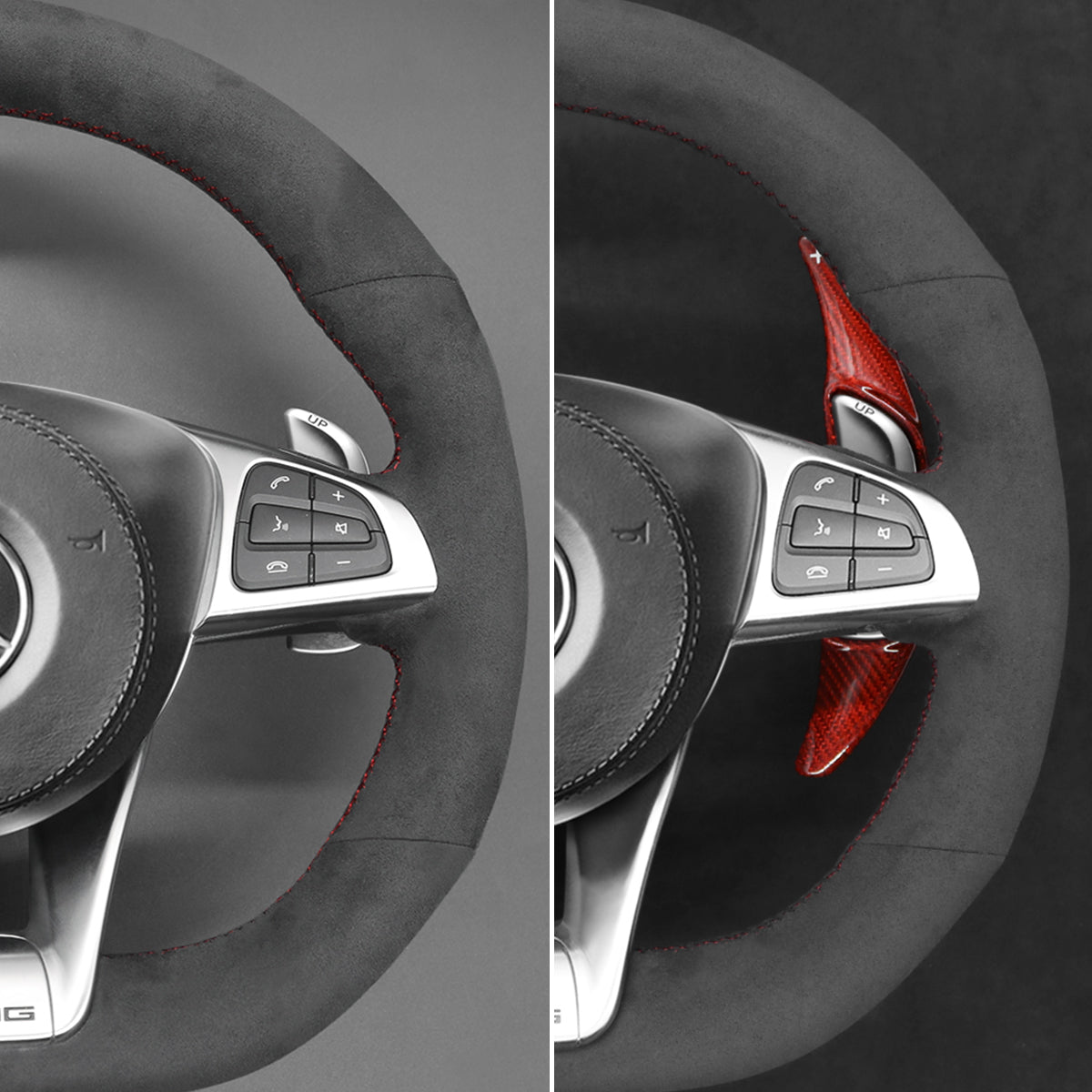 Paddle shifters for Mercedes Benz AMG C190 C117 C218 C253 W166 W205 W213 W222 R172 R190 X166 X253 2015-2020