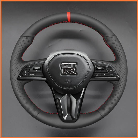 MEWANT Steering Wheel Cover for Nissan GT-R GTR 2016-2023