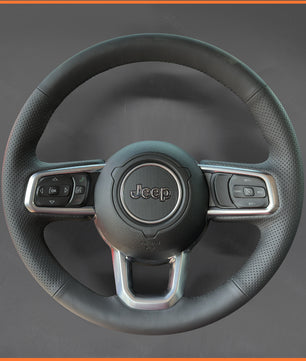 MEWANT Steering Wheel Cover for Jeep Wrangler (JL) 2018-2023 / Gladiator (JT) 2020-2023