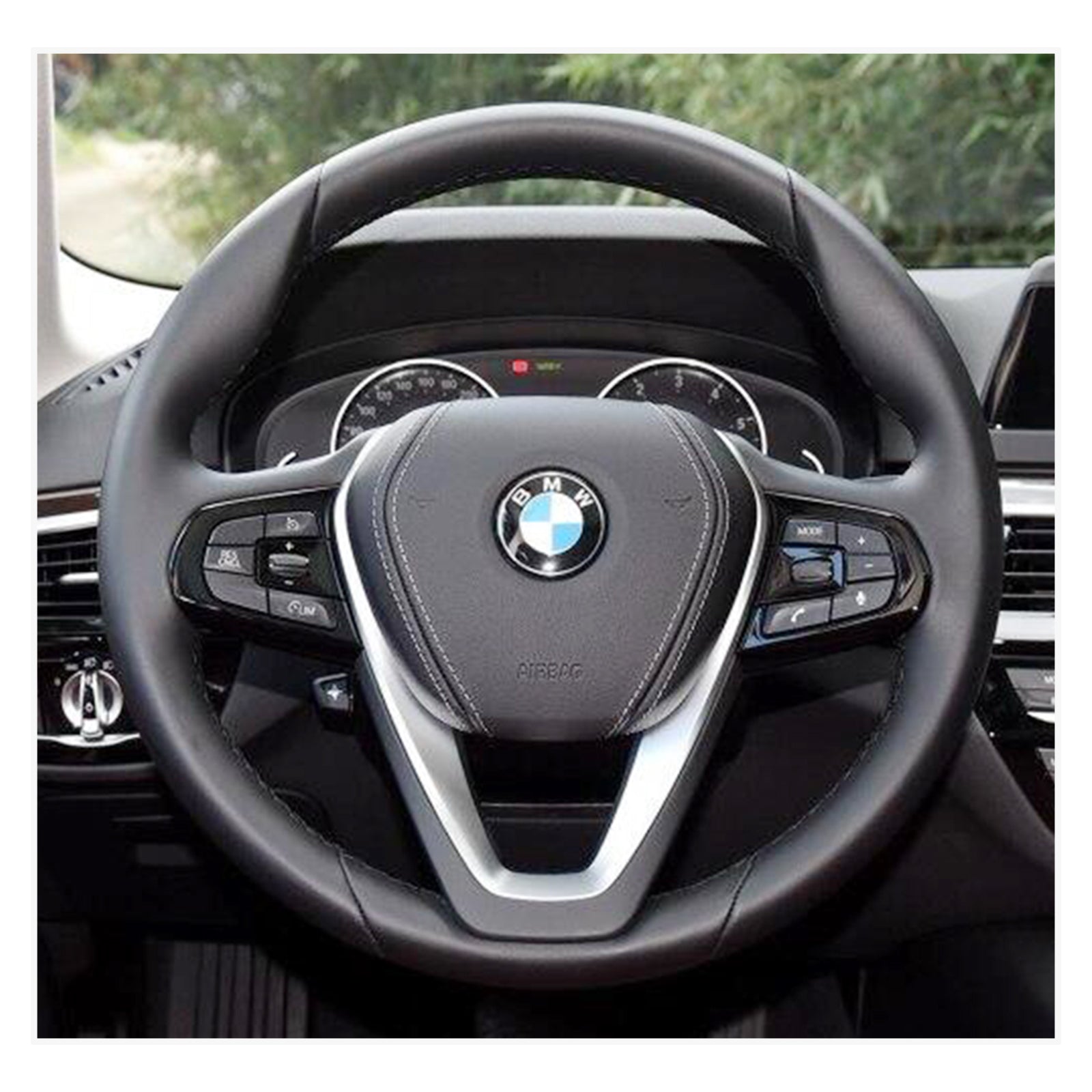 MEWANT steering wheel cover for BMW 1 Series F40 / 2 Series F44 / 3 Series G20 G21 / 5 Series G30 G31 / / i4 IX3 X5 X6 X7 Z4 2019-2024