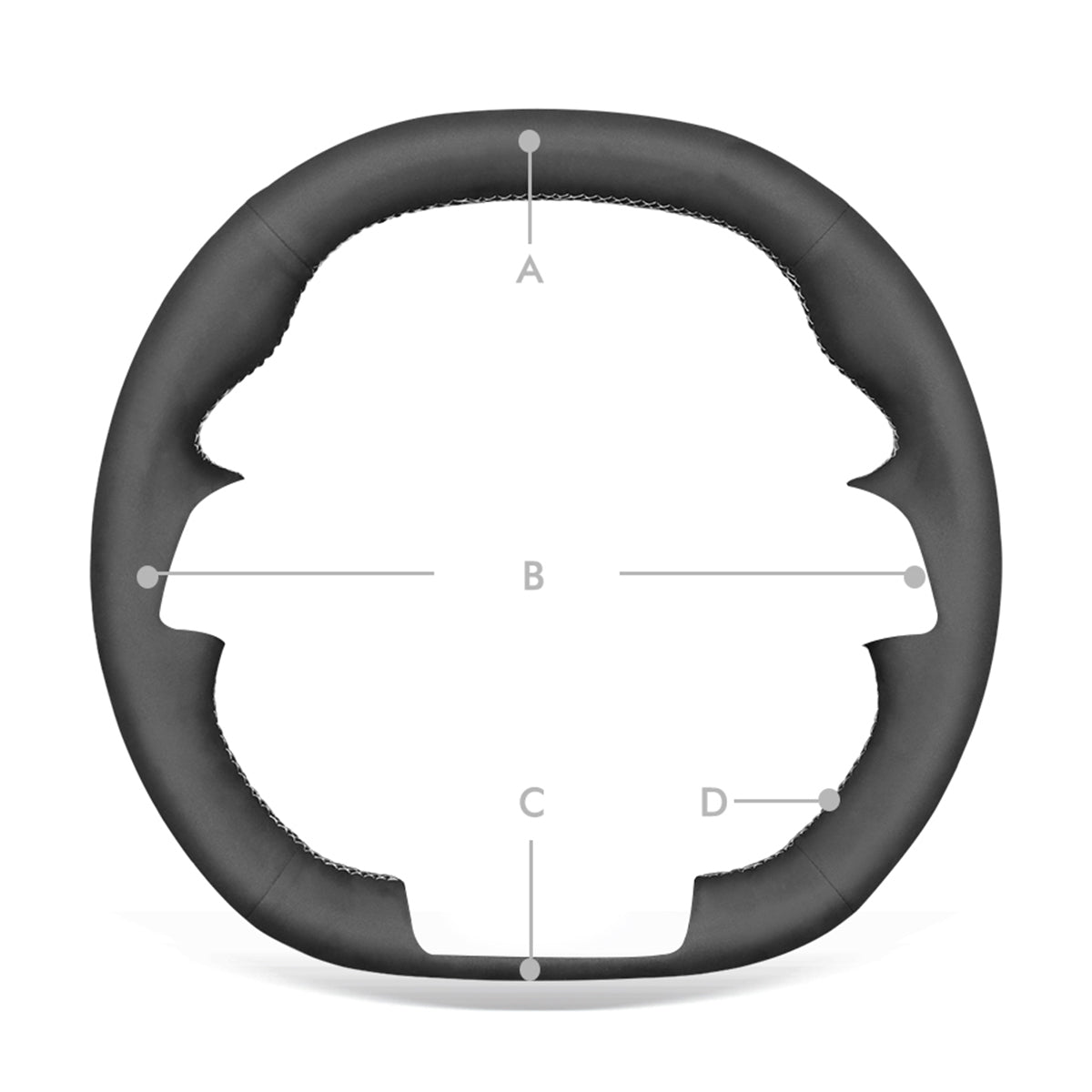 MEWANT steering wheel cover for Citroen C4 2020-2022 / C5 X 2022